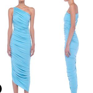 Norma Kamali Diana Gown in Powder Blue